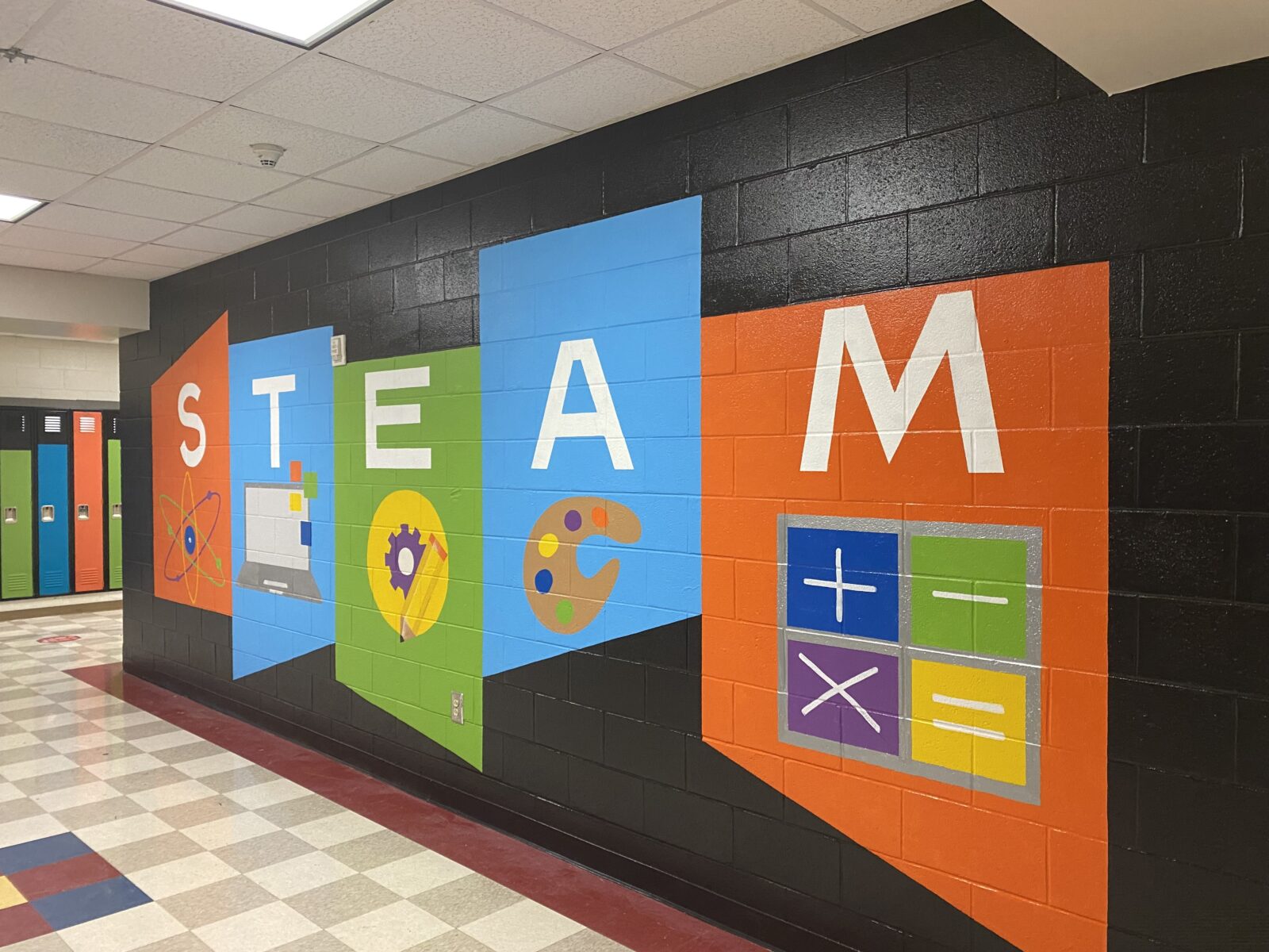 Carver STEAM Wall_After